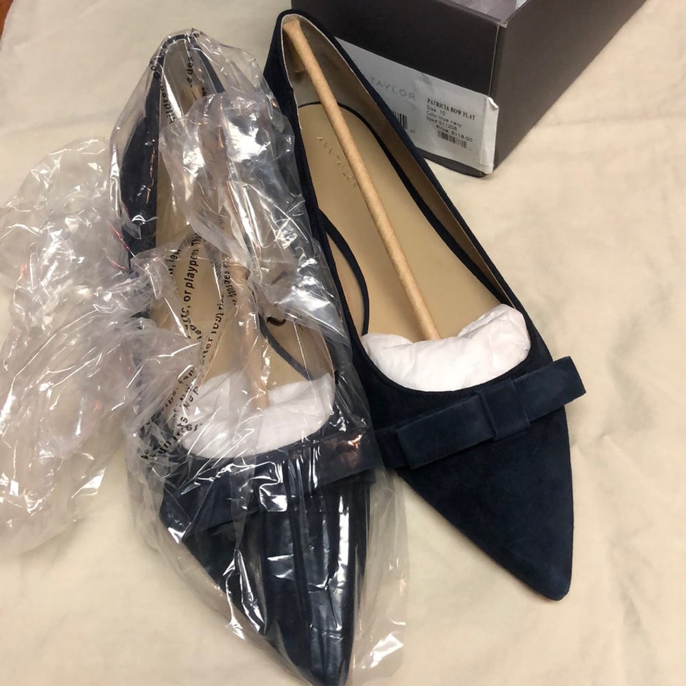 New in box. Ann Taylor blue shoe size 10